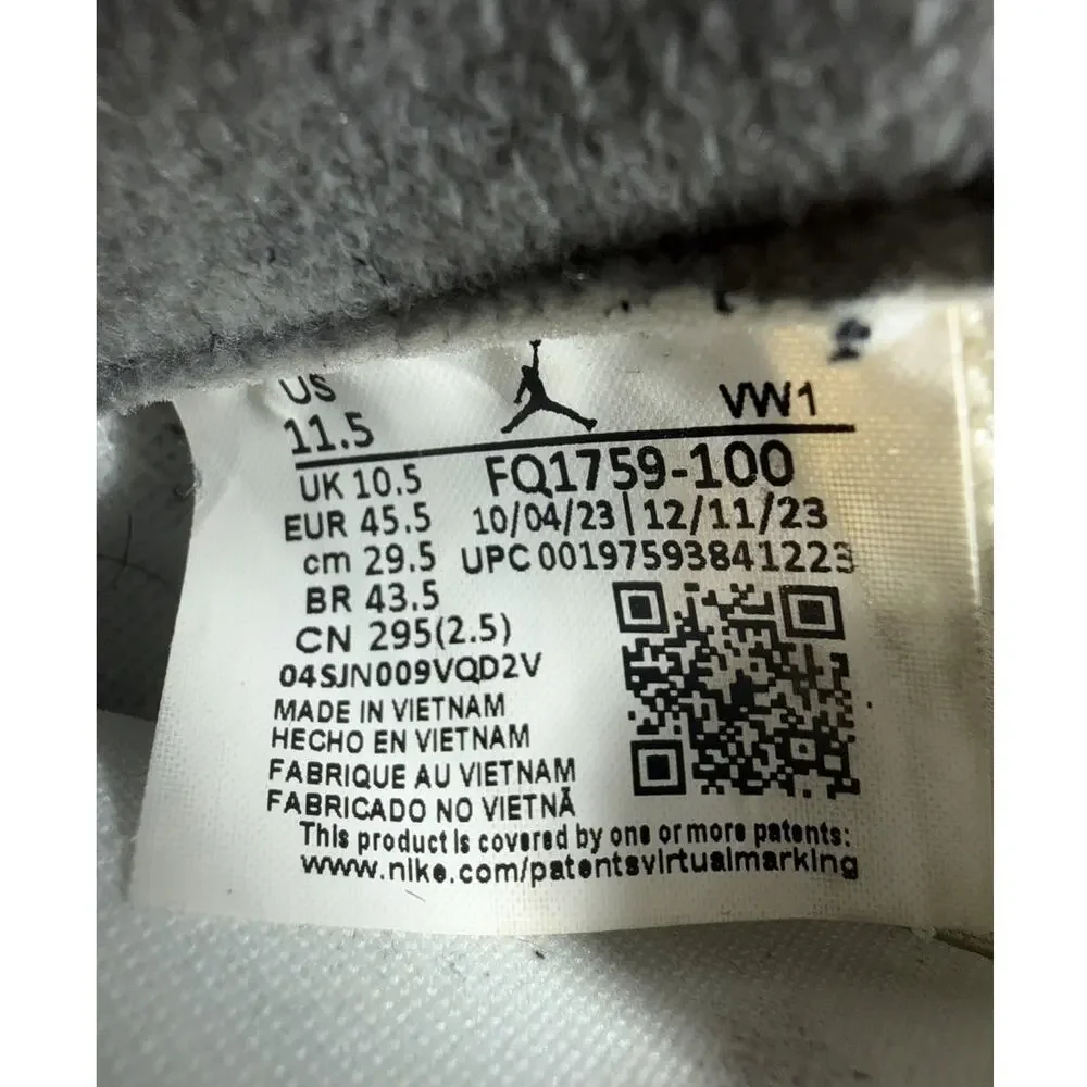 Air Jordan Spizike Low Coconut Milk Men 11.5 FQ1759-100
